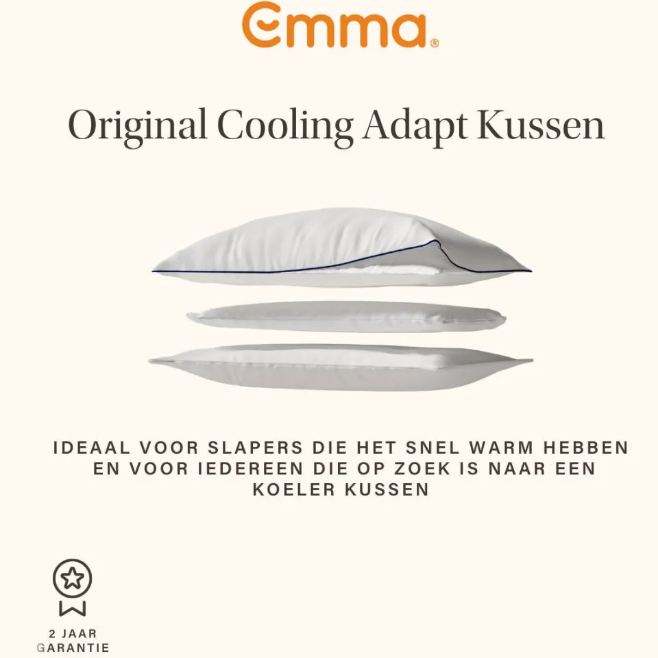 Emma Original Cooling Adapt hoofdkussen wit, foto 3