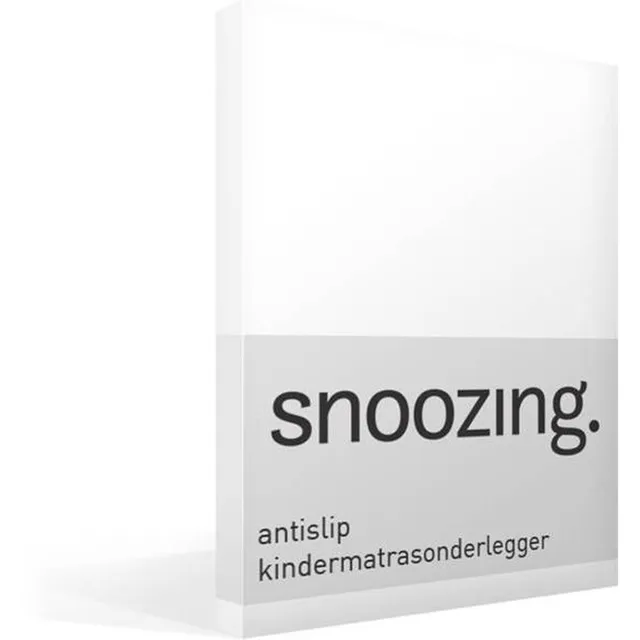 Snoozing Antislip - Kindermatrasonderlegger - Junior - 70x140 cm - Wit