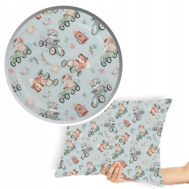 Designpremium Merkloze Katoenen Kussensloop 40x60cm van Dieren & Auto's Multicolor
