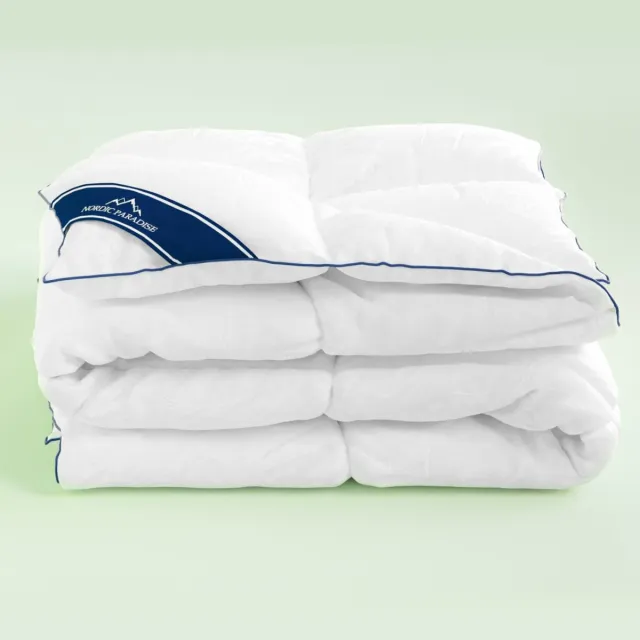 Nordic Paradise Lightweight Donzen Dekbed - 90% Franse eendendons - 140x200 cm - Extra Warm - Winter wit