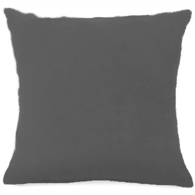 Matex Kasjmier Aanraking - Decoratieve Kussenhoes - 40x40 cm - OEKO-TEX Certificaat Grijs