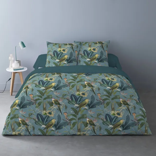 Better Nights 2-Persoonsdekbedovertrek Ava- katoen percale - 100% katoen- 240x220 cm groen