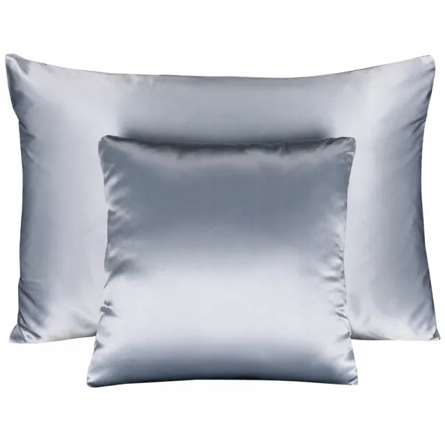 Malbery 100% Zijden Kussensloop 70x80cm - Luxe Grijsblauw