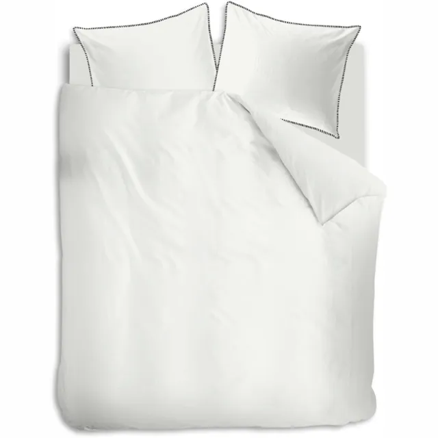 Auping Clear white percale Dekbedovertrek - Tweepersoons 200 x 220 cm - Biologisch katoen - Wit