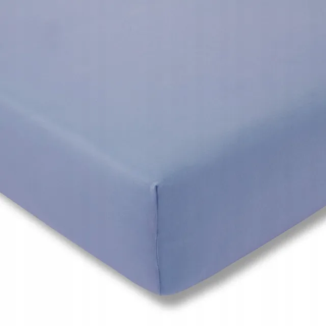 Estella Jersey Hoeslaken - Blauw, Strakke Pasvorm