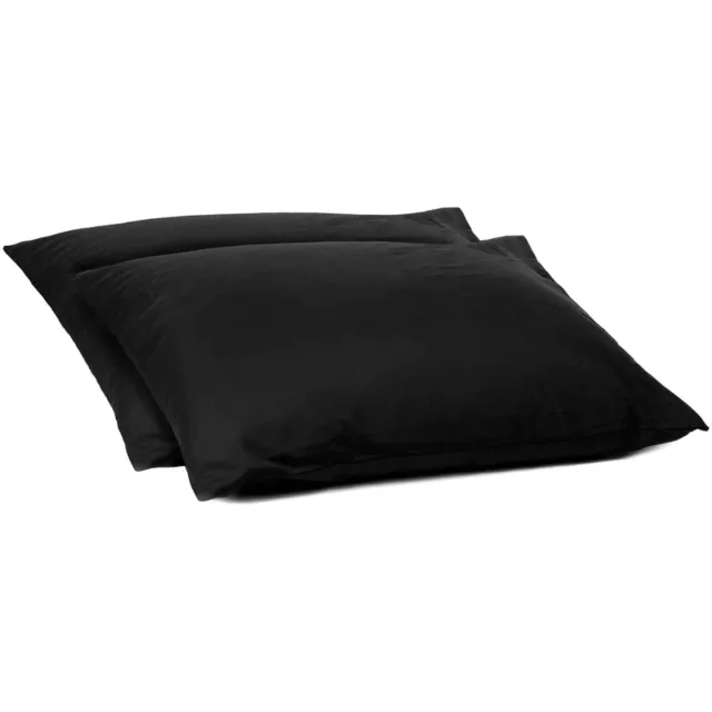Zelesta Wonderbed Kussensloop Set van 2 - Black 80x80cm