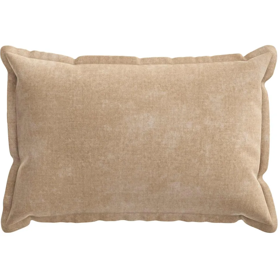 vidaXL Kussensloop 6 st HOUTEN Taupe 40 x 60 cm Chenille Stof