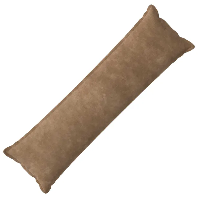 vidaXL Kussensloop HOUTEN Taupe 40 x 145 cm Microfiber Fleece
