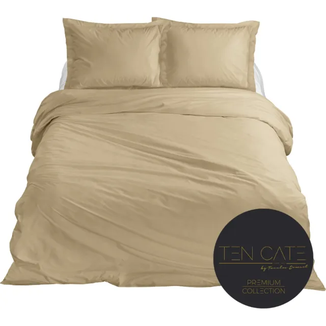 Ten Cate Premium Dekbedovertrek - Dekbedovertrek 200 x 200 tweepersoons - Dekbedovertrekken - Dekbedovertrek 200x220 - Satijn - Summer Glow - Goud