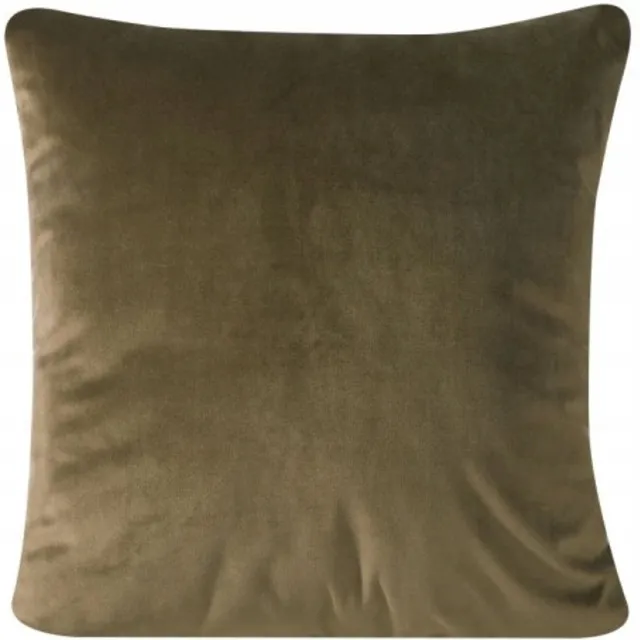 Eurofirany Decoratieve Kussenhoes Velours 40x40cm - Bruin