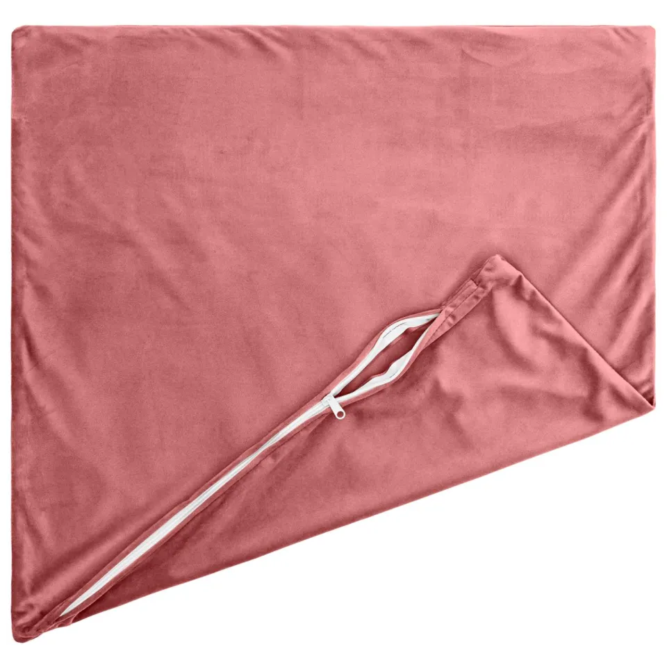 vidaXL Kussensloop 6 st HEERLEN Roze 45 x 45 cm fluweel, foto 4