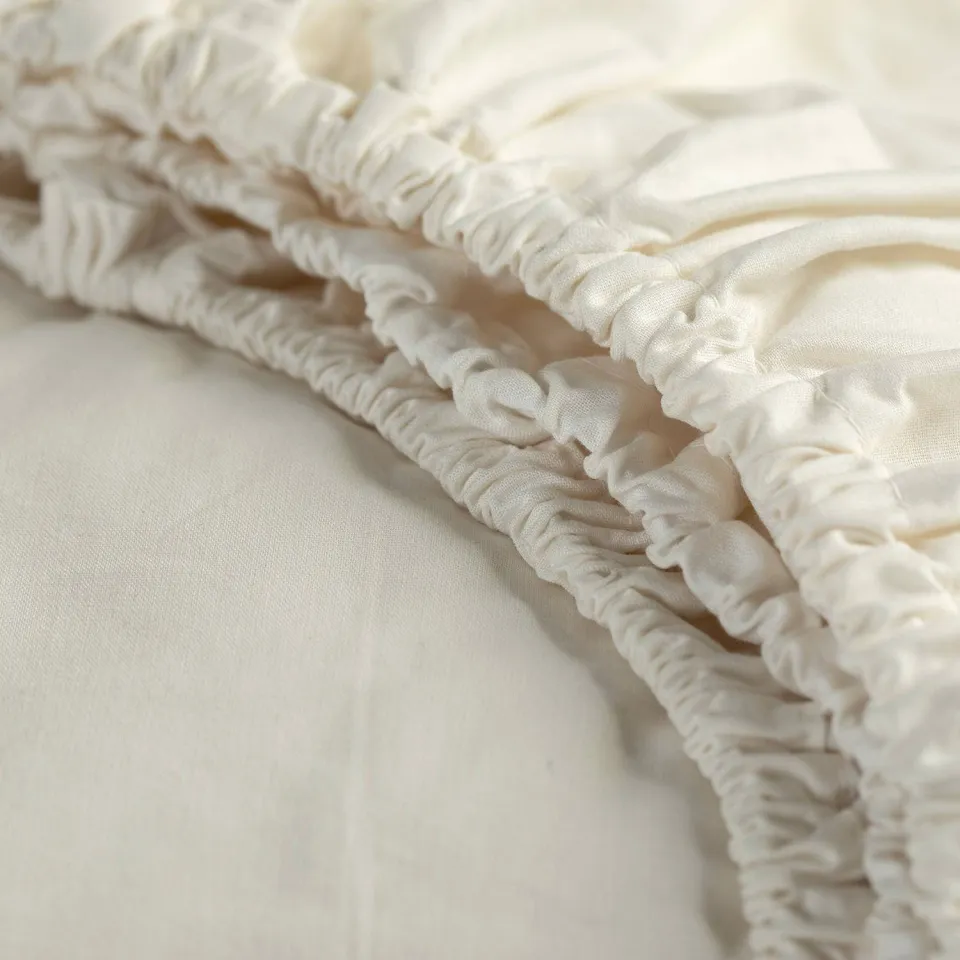 Cinderella katoenen hoeslaken split topmatras ivoor, foto 2