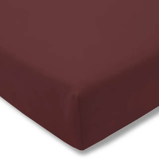 Estella 065 - Hoeslaken - 100 x 200 cm - Zwirn-jersey - Mauve