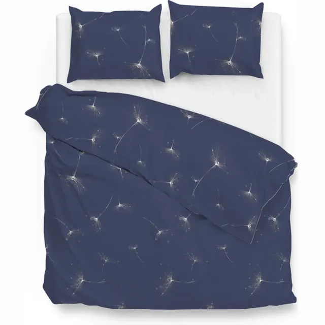 Zo! Home Wertz Dekbedovertrek - Eenpersoons - 140x200/220 cm - Blue Blauw