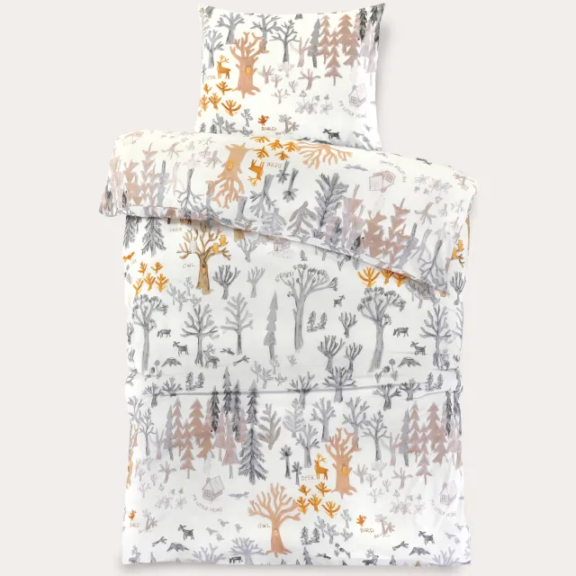 NOUS Kids katoenen dekbedovertrek kinderbed (120x150 cm) Multi