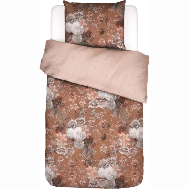 Essenza Maily Dekbedovertrek Mokka - Lits-Jumeaux XL – 260x200/220 cm