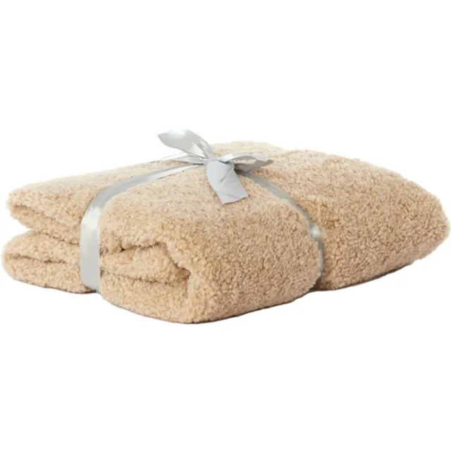 Light & Living Plaid BODI - 152x127x0.5cm - Bruin