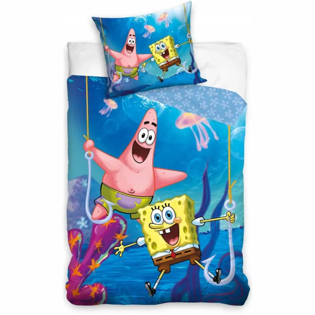 Spongebob Dekbedovertrek Fun with Patrick Katoen multicolor