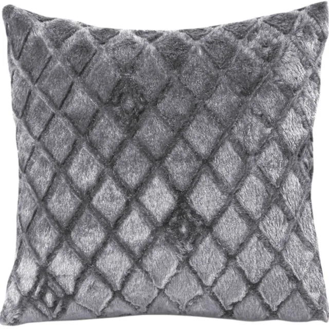 Matex Luxima - Decoratieve Kussenhoes - 40x40 cm - Poliester - OEKO-TEX Certificaat Grijs