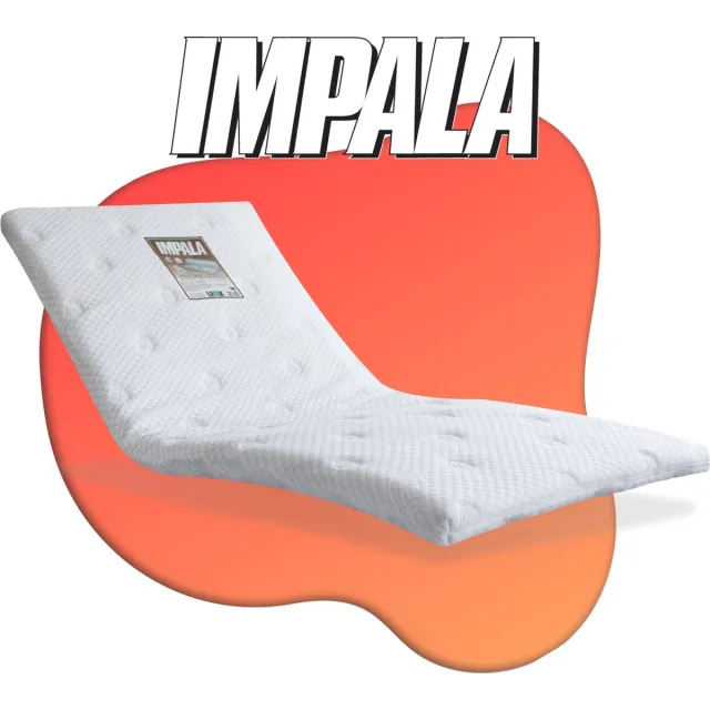 NachtrustOnline Impala Latex Topper 90 x 210 - Zuiver natuurrubber - Medium Hardheid - Tencel Tijkstof - 7 CM Dik - Luxe MatrasTopper Wit