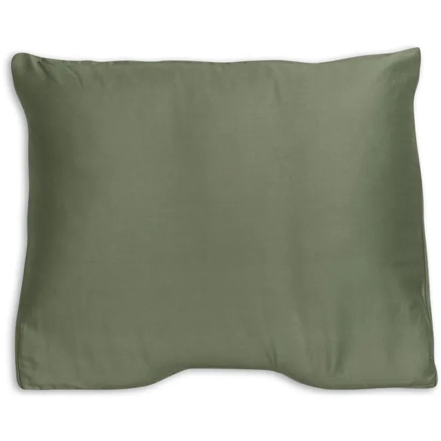 Silvana Support Satin Shoulder Contour kussensloop voor stevig kussen - Groen - 60x60/70