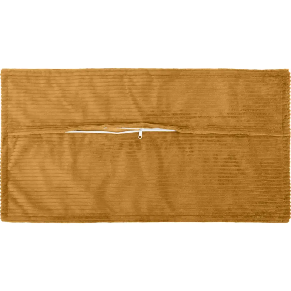 vidaXL Kussensloop 6 st HOUTEN Geel 40 x 80 cm corduroy, foto 4