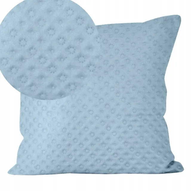 DOMAREX Pikant Decoratieve Kussensloop Lichtblauw 45x45 cm - Laurine