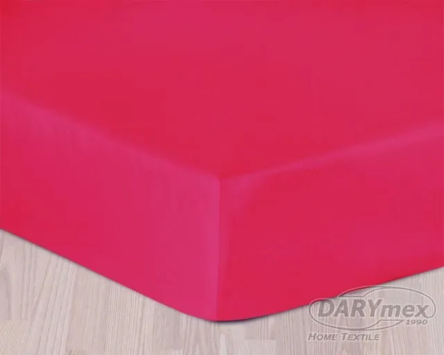 Darymex Satijnen Matrashoes met rubberen band 200x220 cm Rood