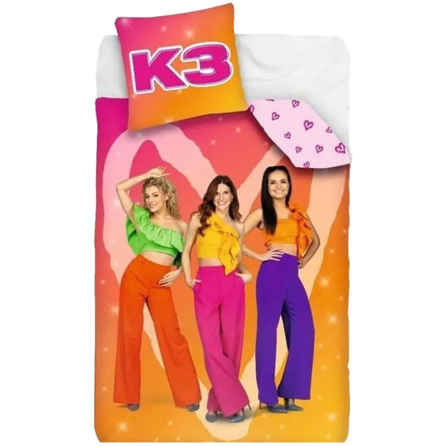 K3 Dekbedovertrek 140x200cm - Alle kleuren Multikleuren