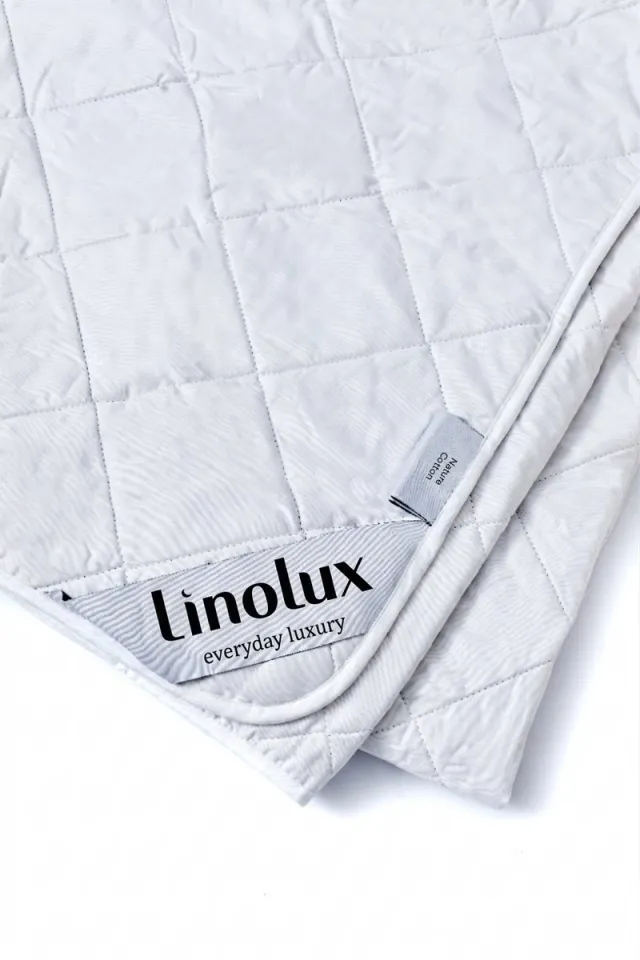 Linolux Zomerdekbed Nature Cotton 240x200 White