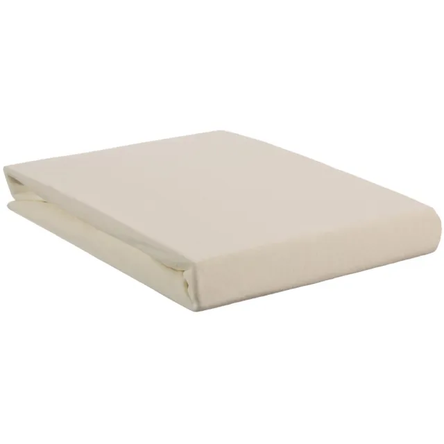 Beddinghouse Jersey Lycra - Splittopper Hoeslaken - 200x200/220 - Gebroken wit