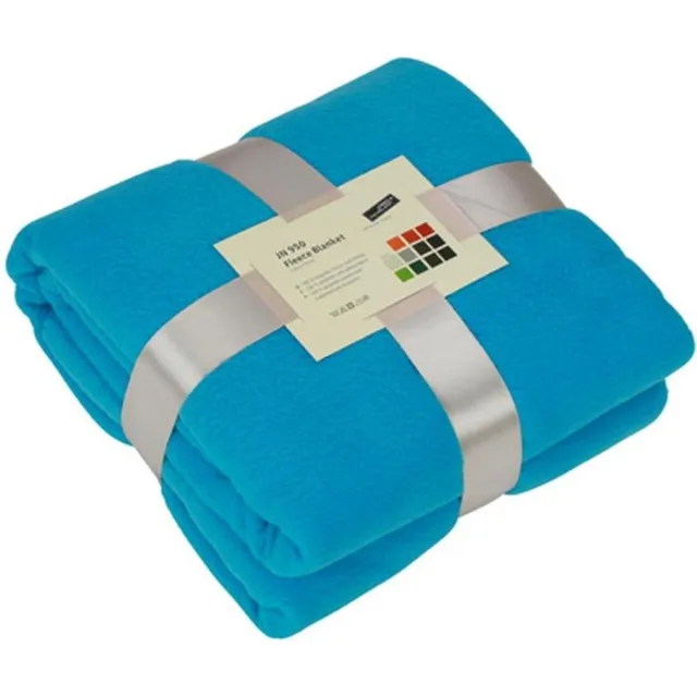 James & Nicholson James and Nicholson Luxe Fleece Deken (Turquoise)