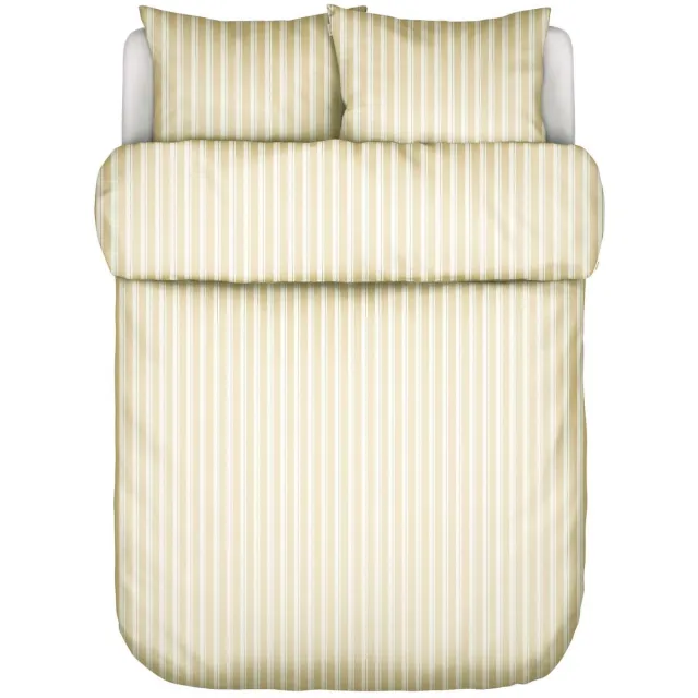 Marc O'Polo Steffe Dekbedovertrek Biologisch Katoenperkal Wood tan - Lits-Jumeaux - 240x200/220 cm