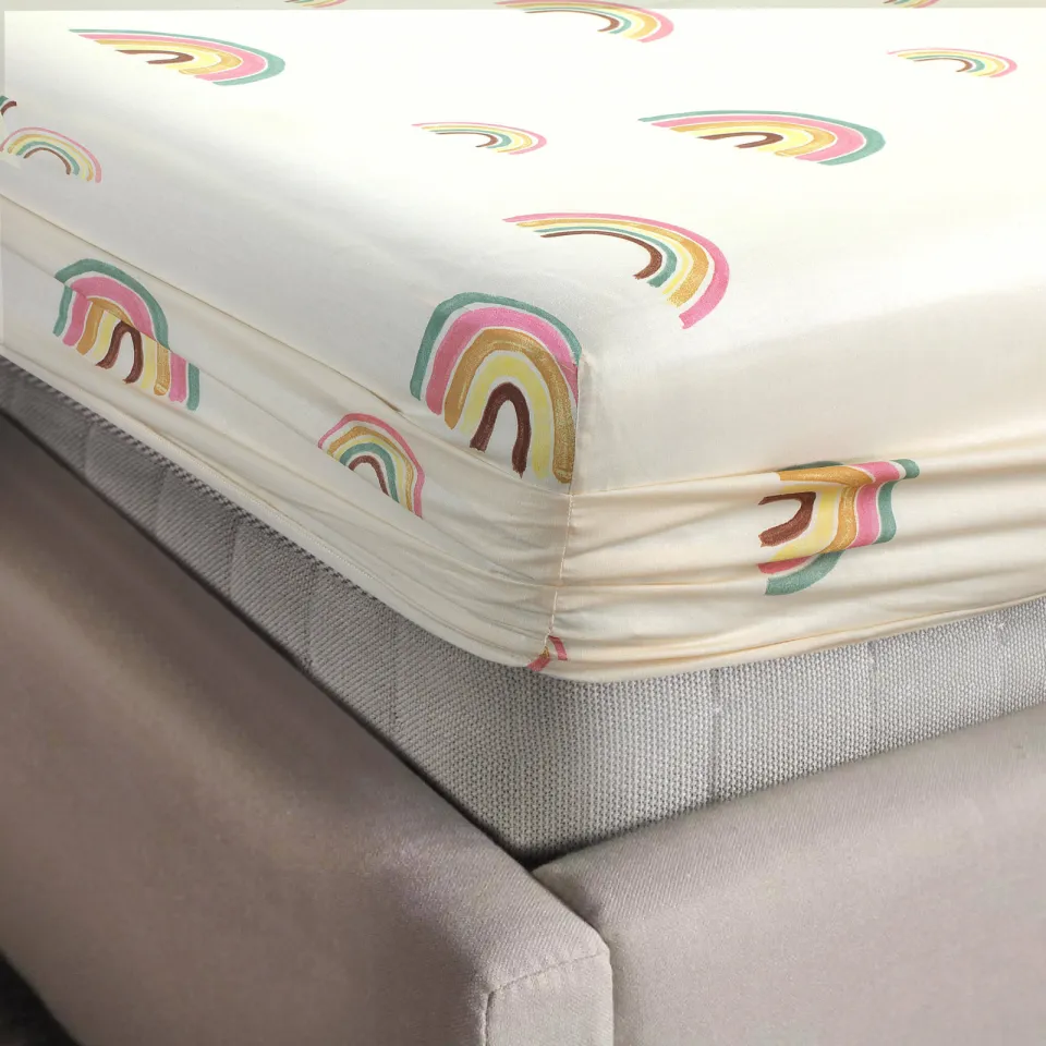 NOUS Kids katoenen hoeslaken Little Rainbow multi, foto 2