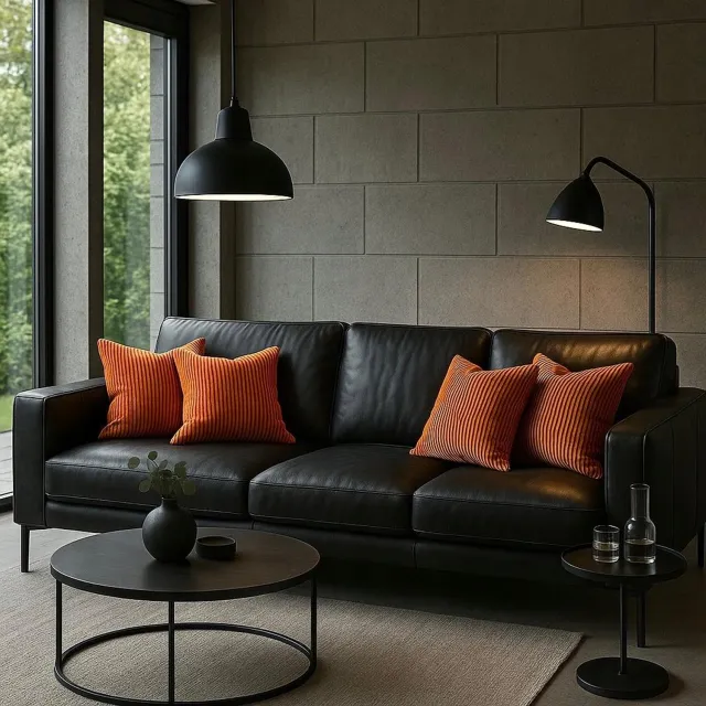 MMO-EURO Martyna Opiełka Luxe Velours Corduroy Kussenhoes 50x120 cm - Terracotta