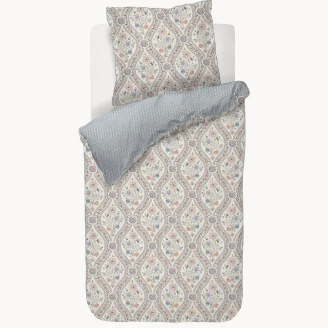 Pip Studio Katoenen perkal dekbedovertrekset Ornamento Wit