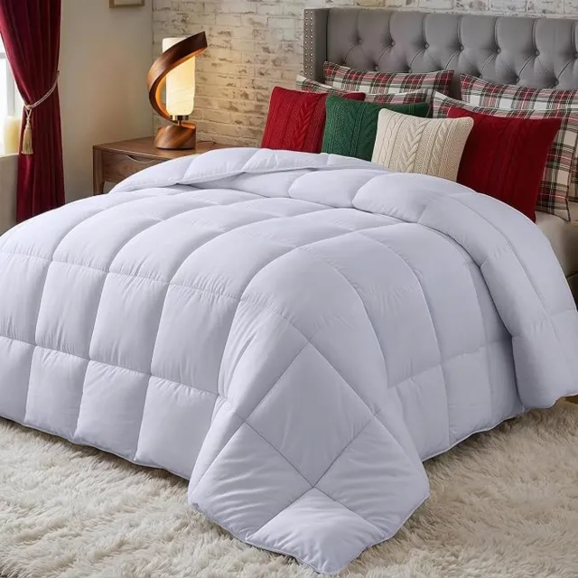Zelora Microvezel Dekbed 140x200 cm - Winterdekbed met hoeklabels Wit