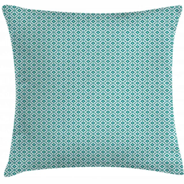 ABAKUHAUS Geometrische kussenhoes – 45x45 cm – Omkeerbaar dessin, met rits Blassgrau