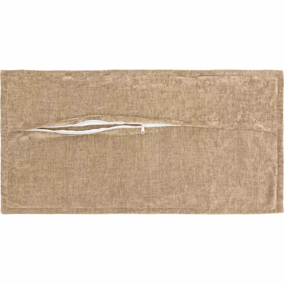 vidaXL Kussensloop 2 st HOUTEN Taupe 40 x 70 cm Chenille Stof