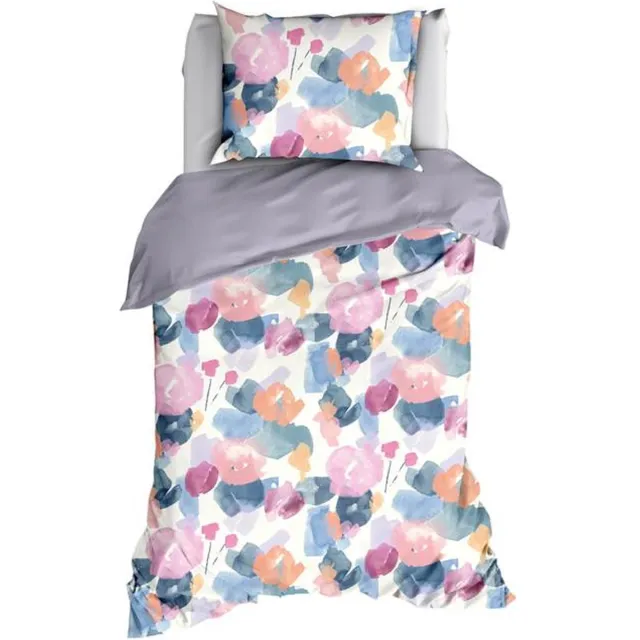 Satin D Or Satin d'Or Murillo Dekbedovertrek - Eenpersoons - 1-persoons (140x200/220 cm + 1 sloop) - Lilac