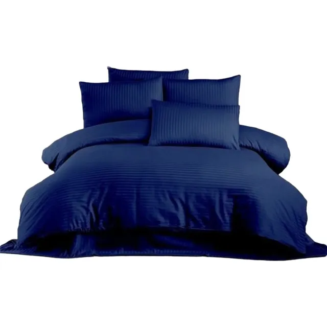 bigbuy Home Dekbedovertrek set Blauw Bed van 200 3 Onderdelen Multicolor