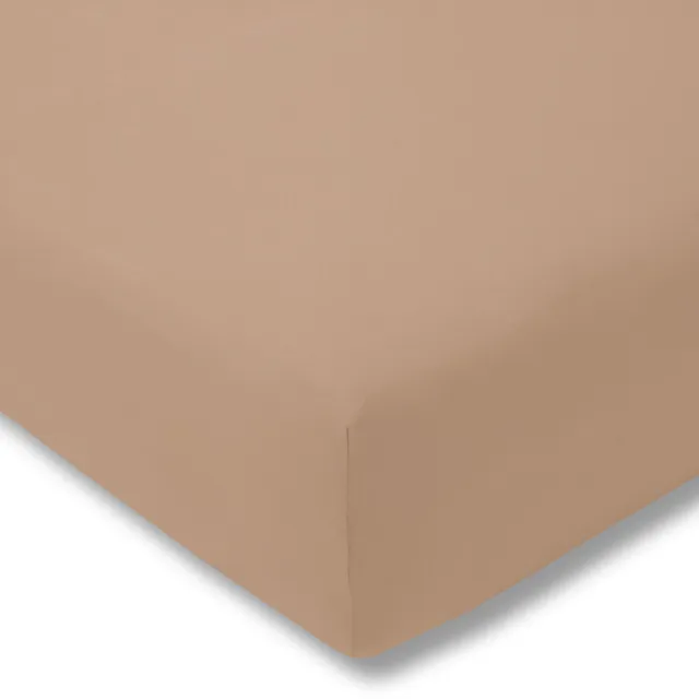 Estella Jersey Hoeslake 150x200 cm - 320 Karmel
