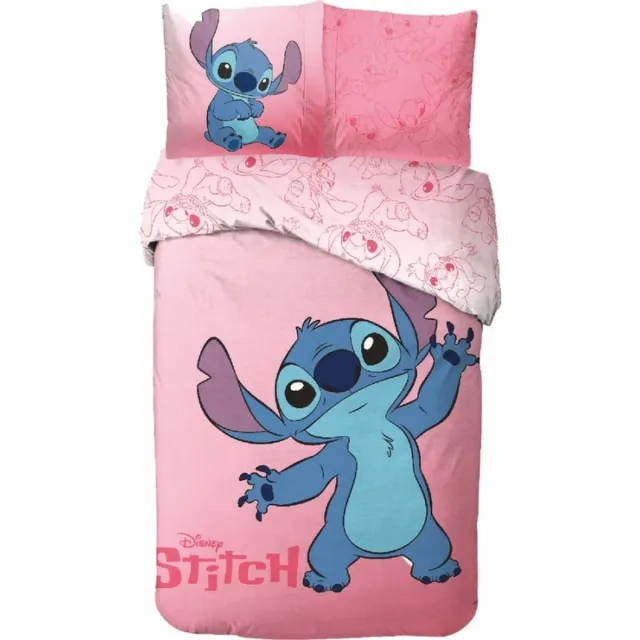 Disney Lilo & Stitch Disney - Lilo & Stitch - Dekbedovertrek - 140x200 Cm - Eenpersoons - 100% Katoen. Multi
