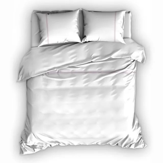 Cascina Colorini TC220 Dekbedovertrek 240x200/220 Divina wit/rose