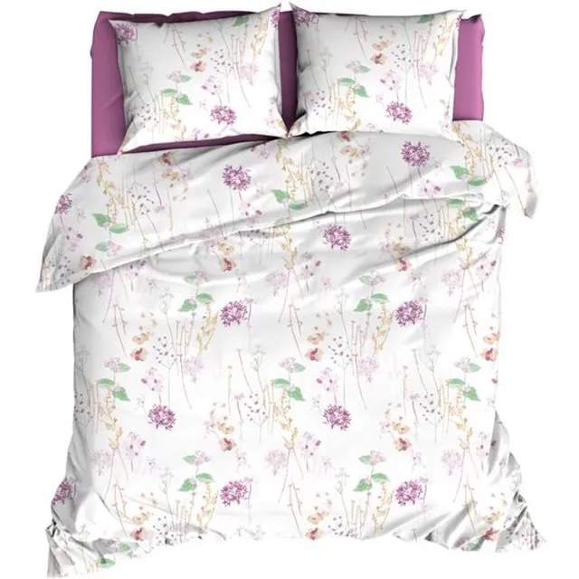 Romanette Jardin Dekbedovertrek - Tweepersoons - 200x200/220 cm - Rose