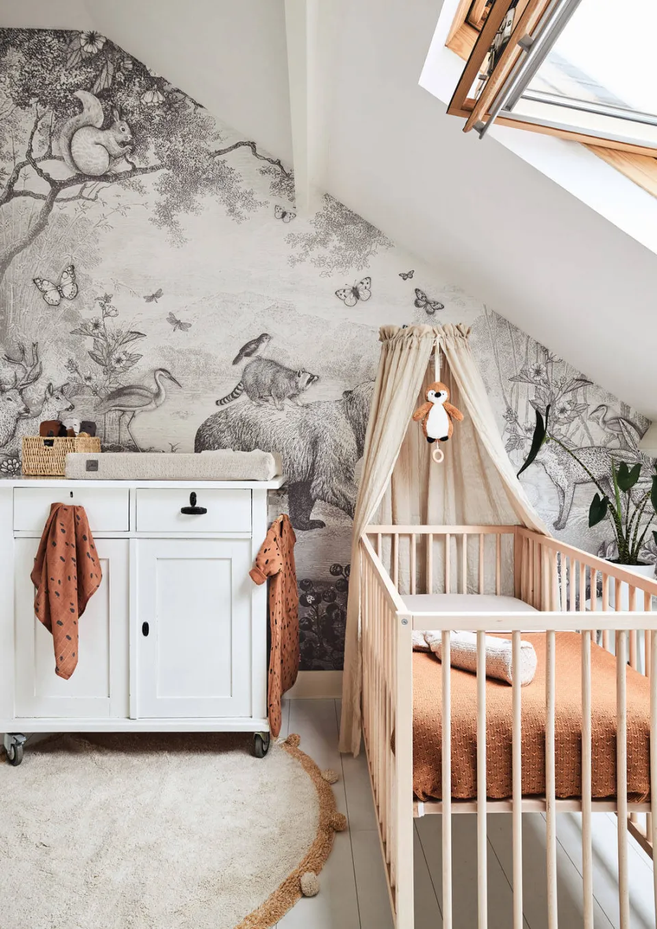 Jollein jersey baby ledikant hoeslaken 60x120cm nougat beige, foto 4