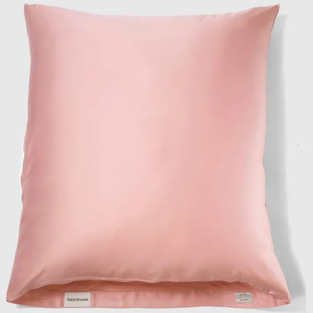 Gajah Dreams Bamboe Lyocell kussensloop met Zilver ion technologie (AG+) - 50cm bij 60cm - satijnen kussensloop - zijden kussensloop - Roze