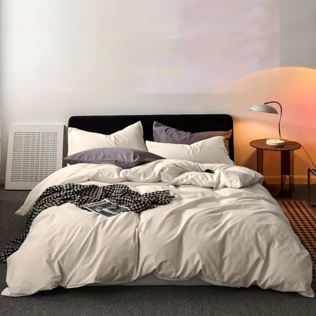 Livano Zacht Dekbed - Dekbedovertrek Inclusief 2x Kussensloop - Beddengoed - 264x229cm - Beige