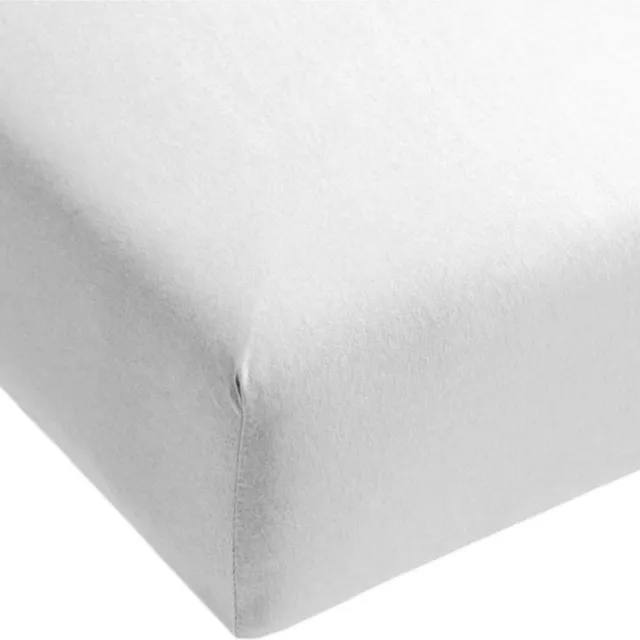 Perfect Slapen 100% geweven katoen hoeslaken -80x200 - Wit