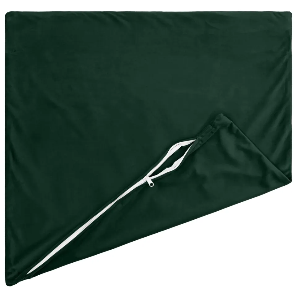 vidaXL Kussensloop 6 st HEERLEN Donkergroen 30 x 30 cm fluweel groen, foto 4